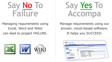 Excel, Word and wikis can lead to project FAILURE. Click to learn why & how to SUCCEED.
